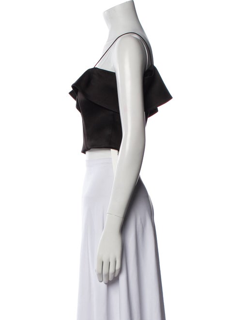 Alice + Olivia V-Neck Sleeveless Crop Top