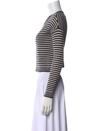 Alice + Olivia Wool Striped Crop Top