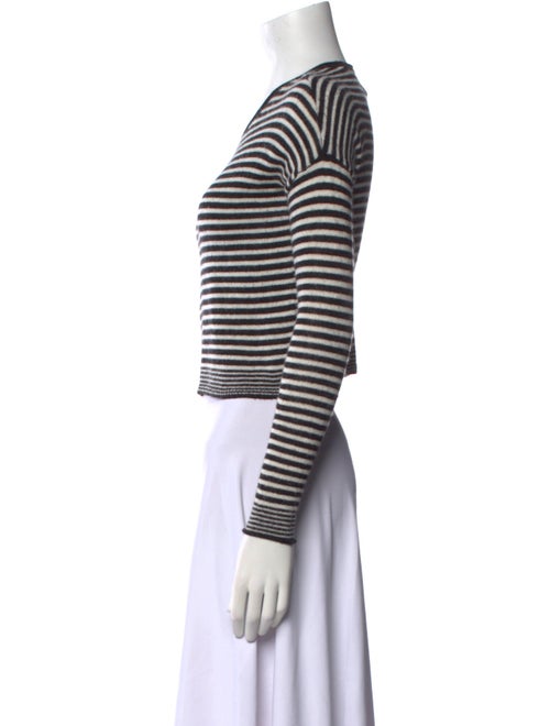 Alice + Olivia Wool Striped Crop Top