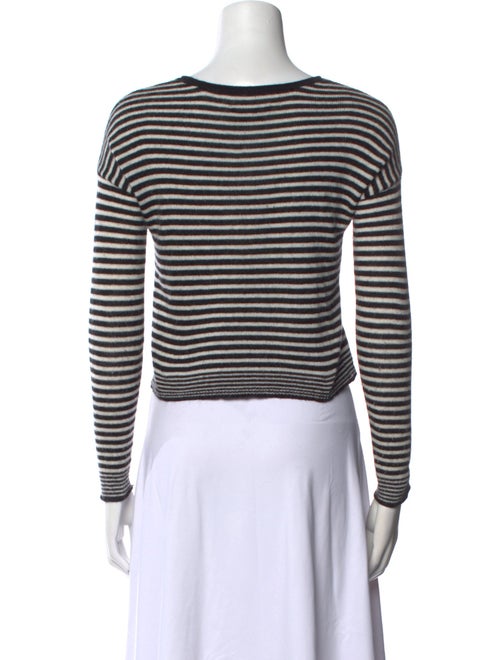 Alice + Olivia Wool Striped Crop Top
