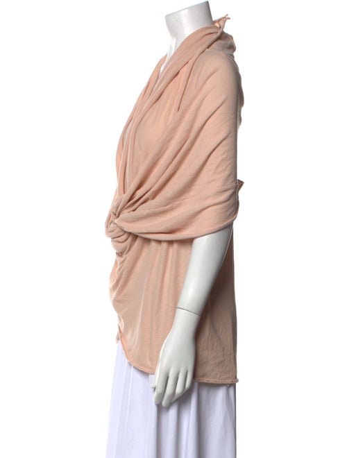 Alice + Olivia Cowl Neck Three-Quarter Sleeve Blouse