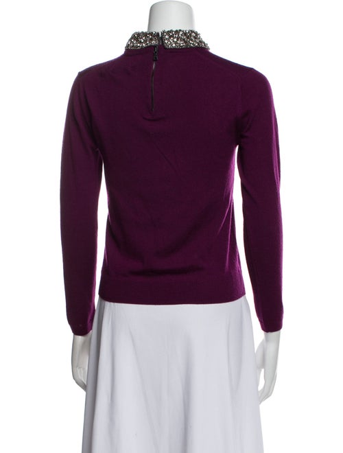 Alice + Olivia Wool Mock Neck Sweater