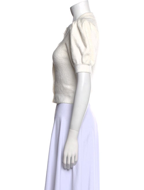 Alice + Olivia Crew Neck Short Sleeve Crop Top