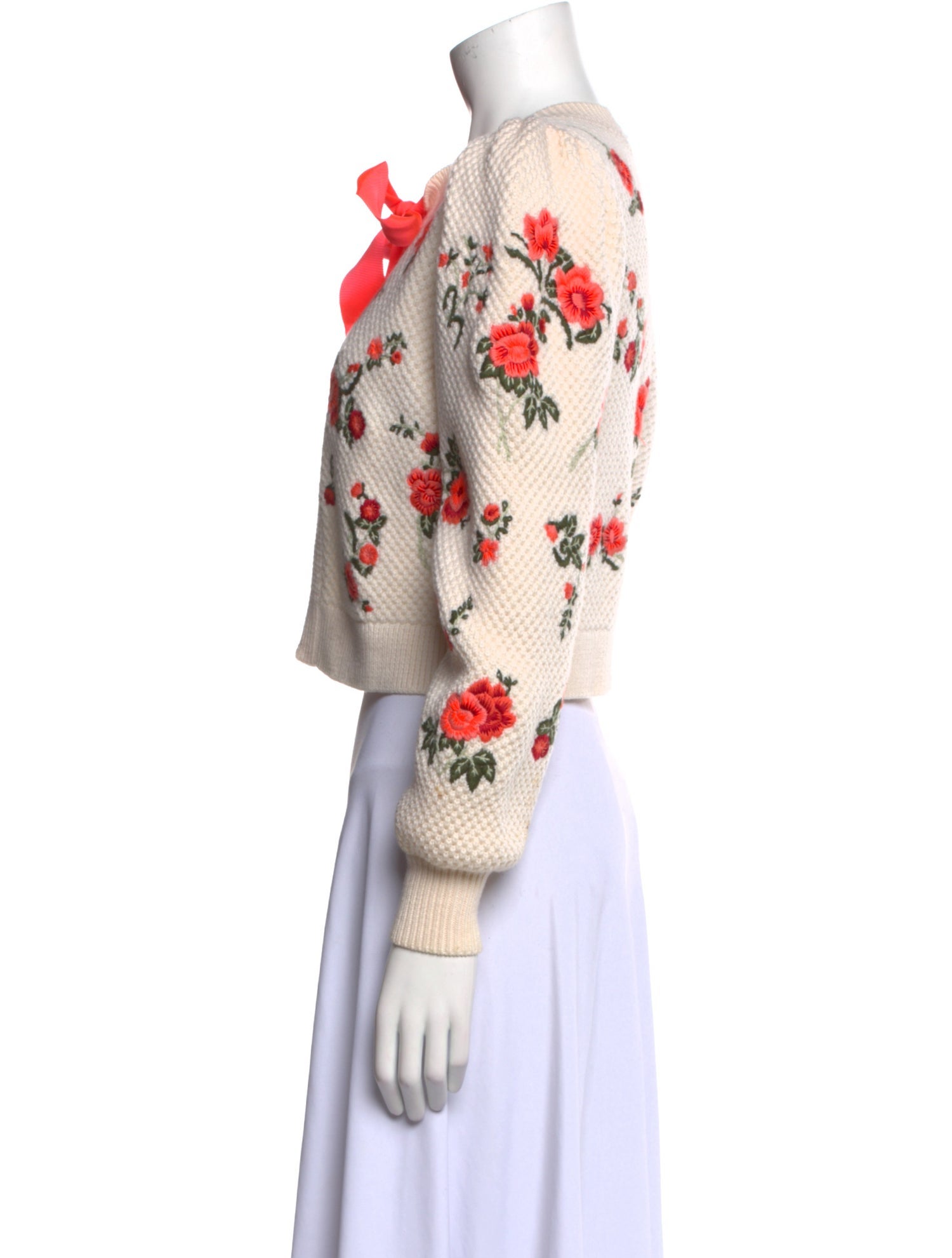 Alice + Olivia Wool Printed Sweater