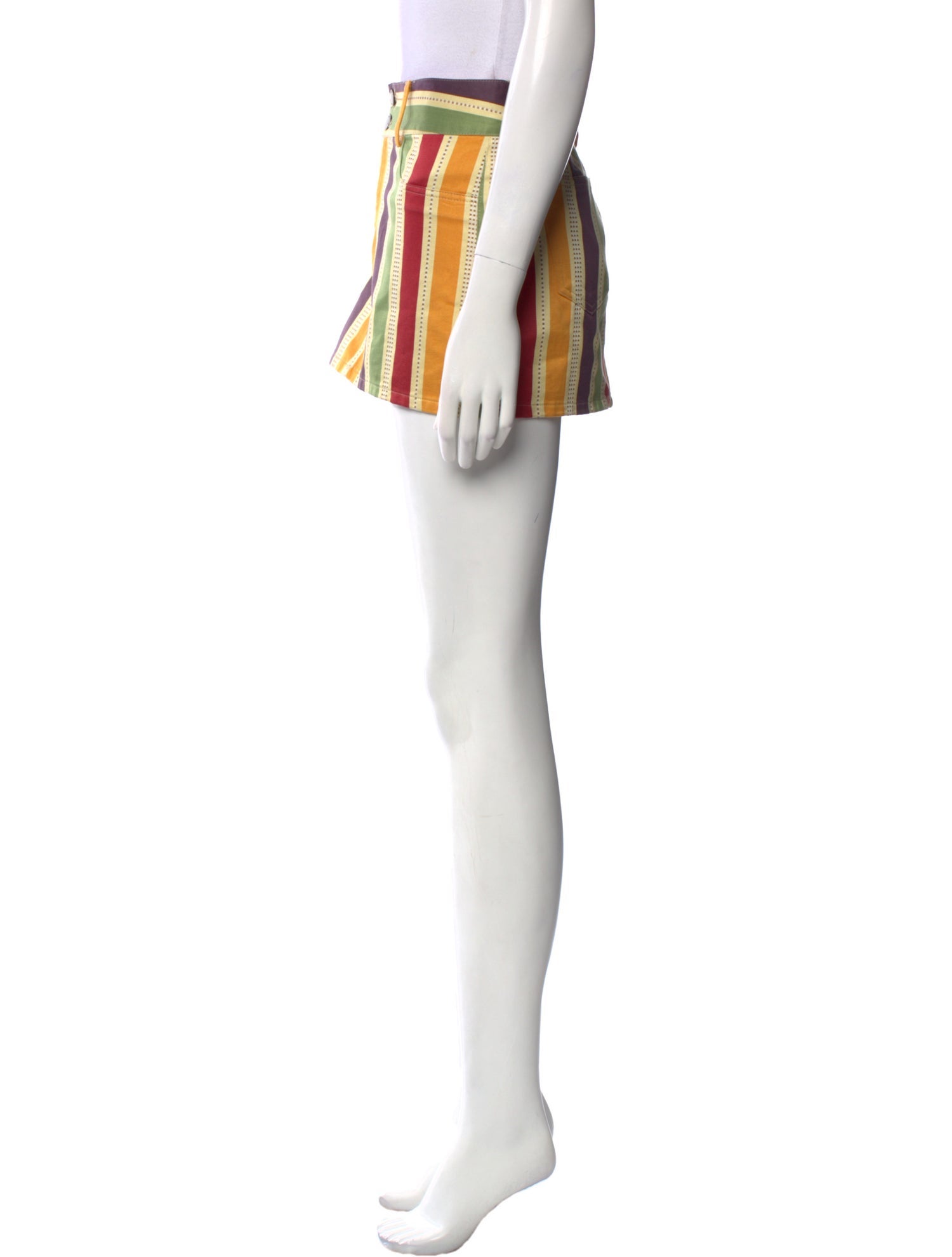 Alice + Olivia Striped Mini Skirt