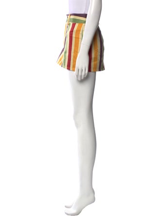 Alice + Olivia Striped Mini Skirt