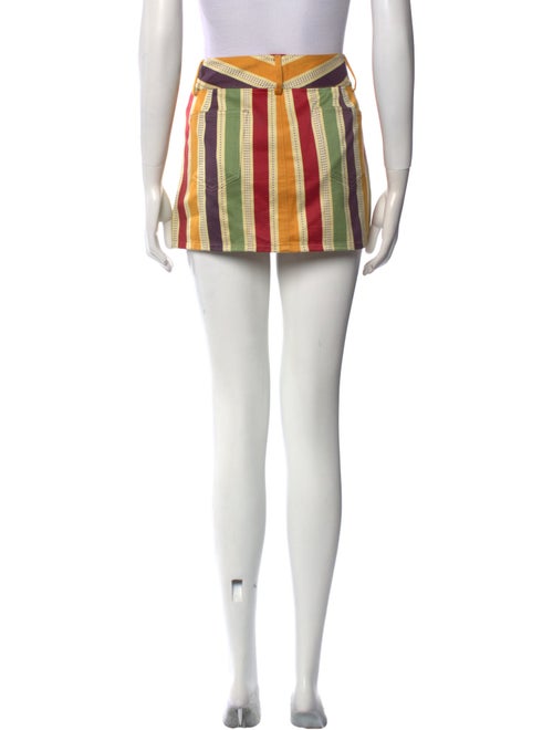 Alice + Olivia Striped Mini Skirt