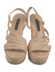 Alice + Olivia Straw Espadrilles