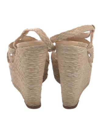 Alice + Olivia Straw Espadrilles