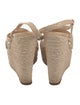Alice + Olivia Straw Espadrilles