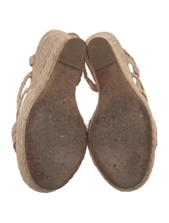 Alice + Olivia Straw Espadrilles