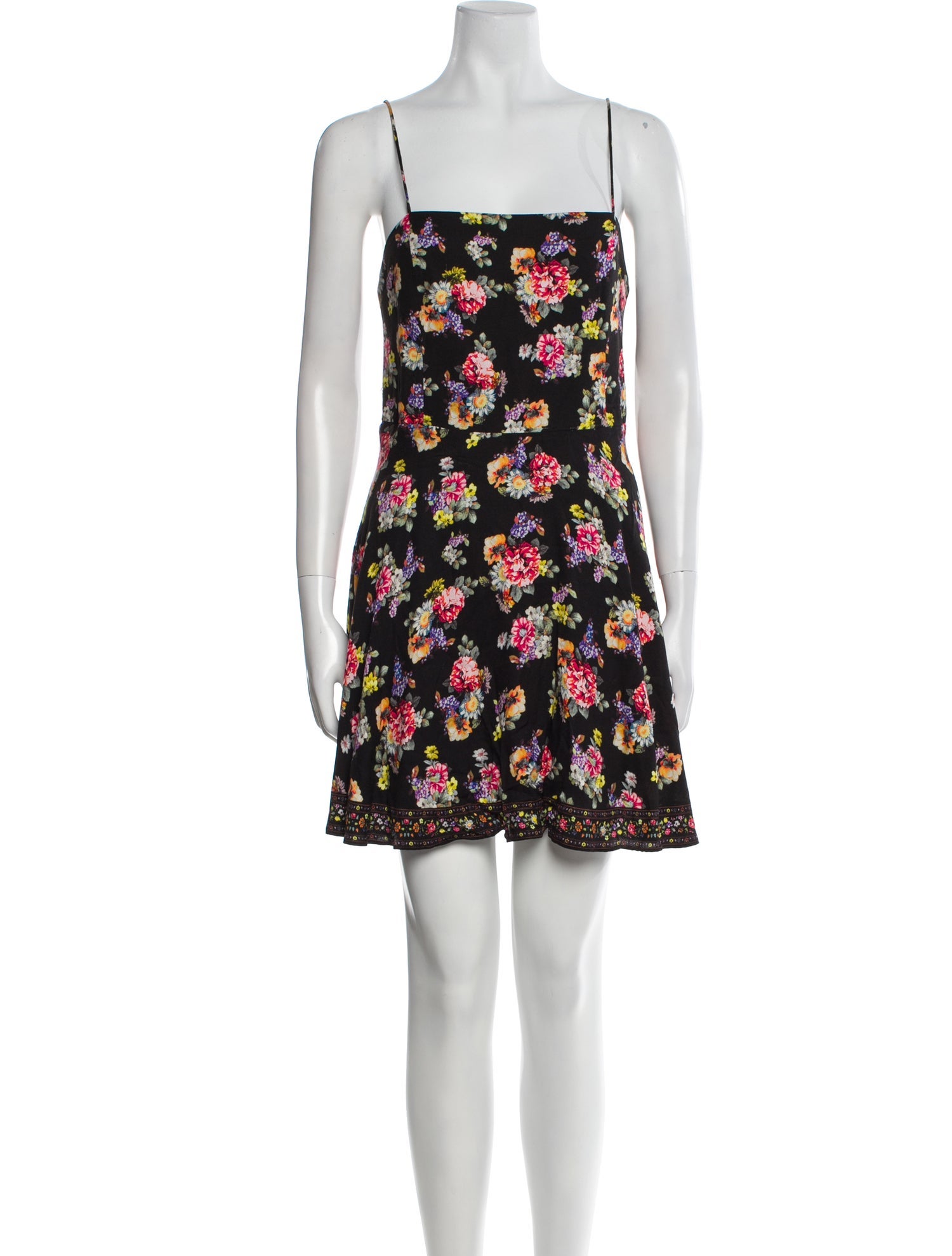 Alice + Olivia Floral Print Mini Dress