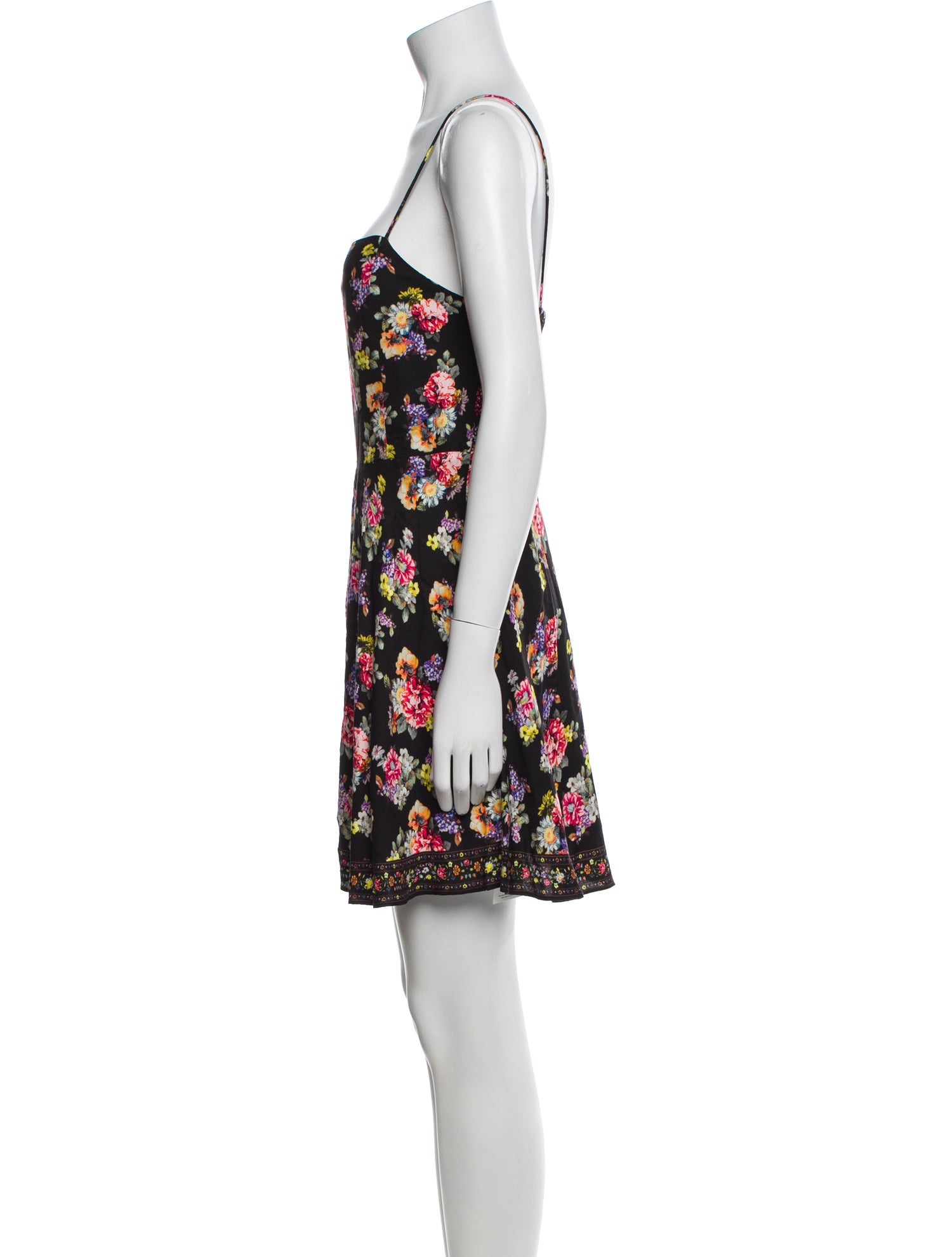 Alice + Olivia Floral Print Mini Dress