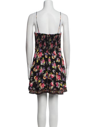 Alice + Olivia Floral Print Mini Dress