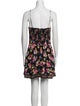 Alice + Olivia Floral Print Mini Dress