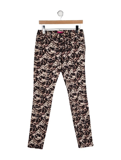 Alice + Olivia Printed Skinny Leg Pants