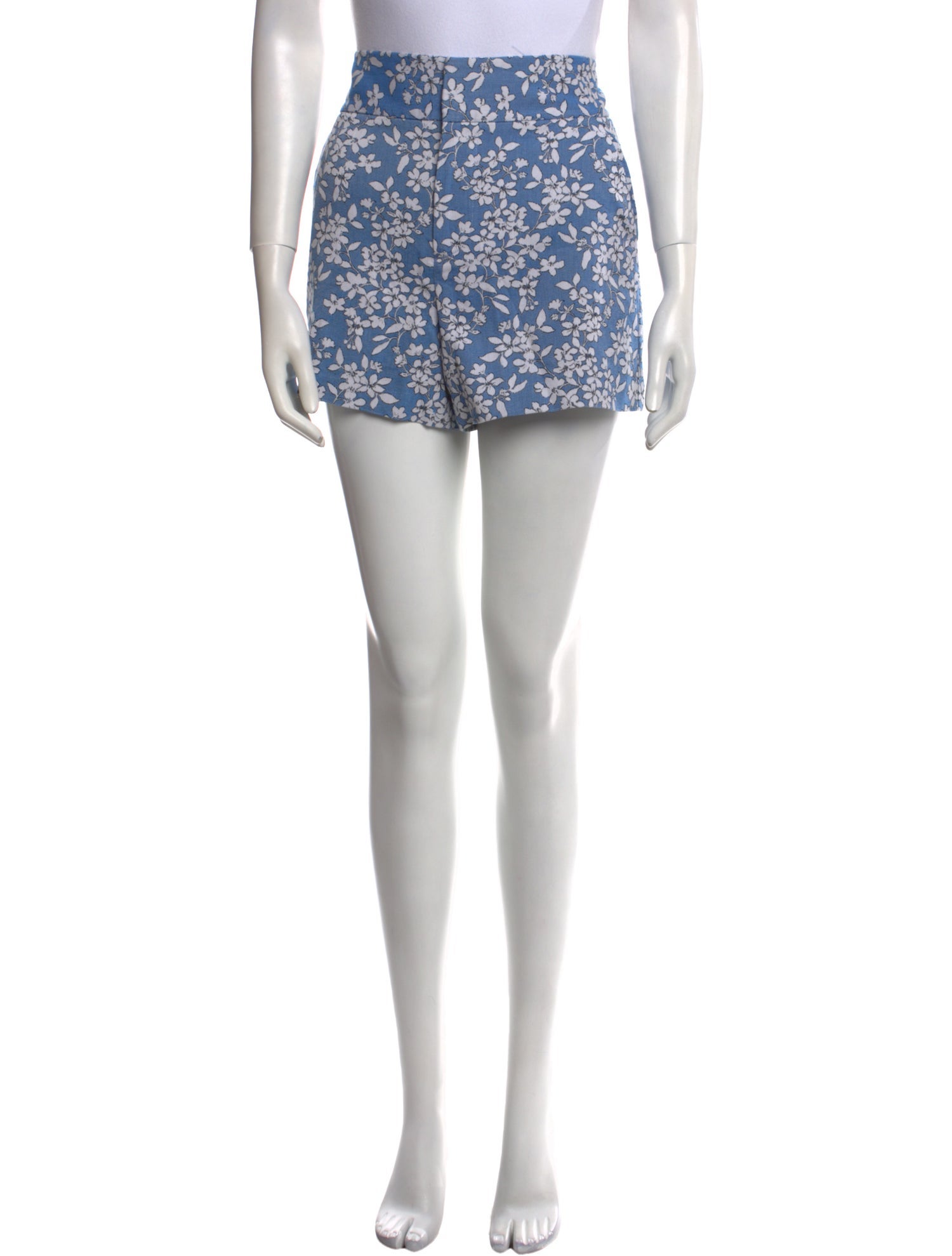 Alice + Olivia Floral Print Mini Shorts