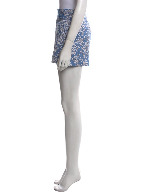 Alice + Olivia Floral Print Mini Shorts