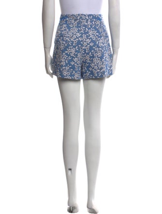 Alice + Olivia Floral Print Mini Shorts