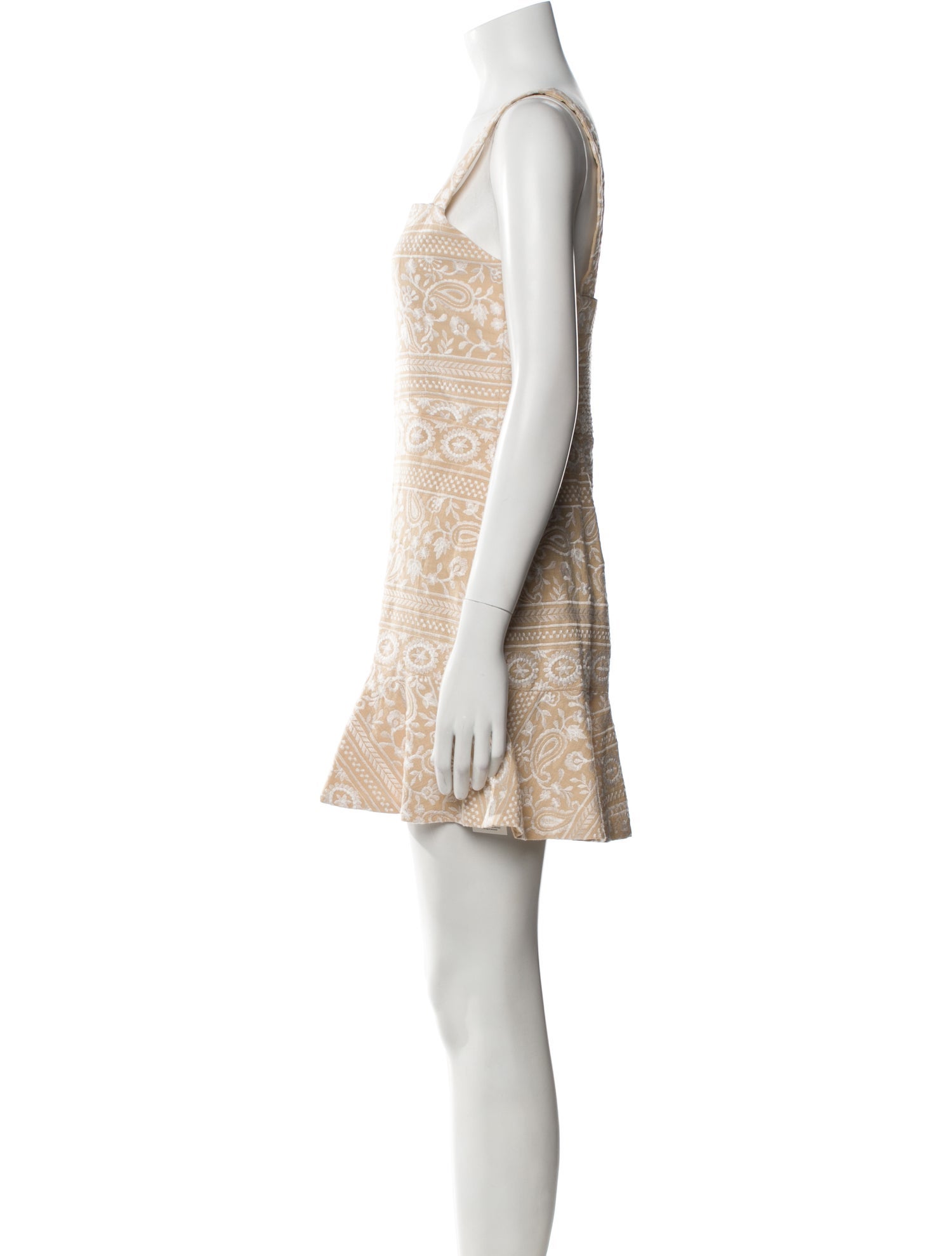 Alice + Olivia Lace Pattern Mini Dress