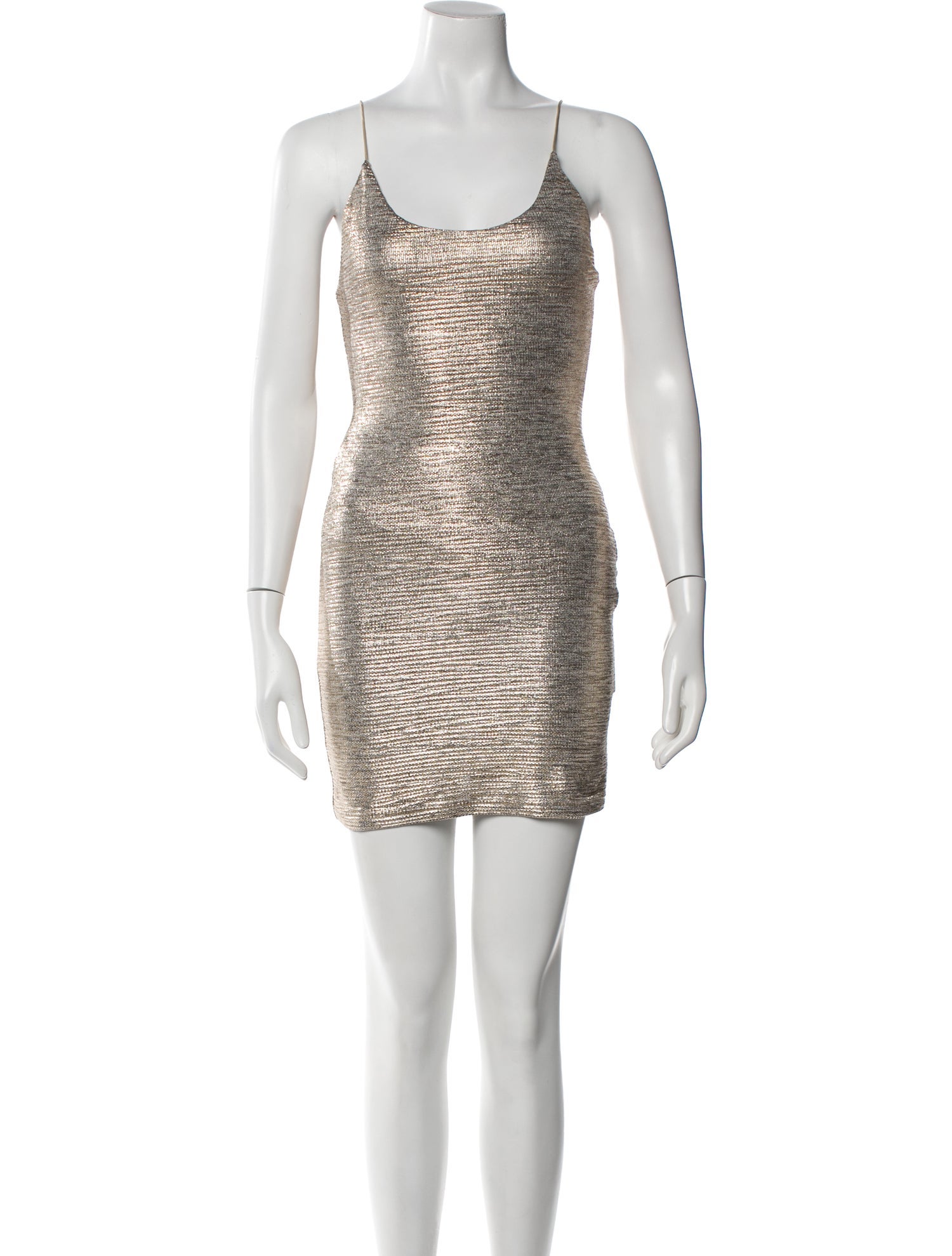 Alice + Olivia Scoop Neck Mini Dress