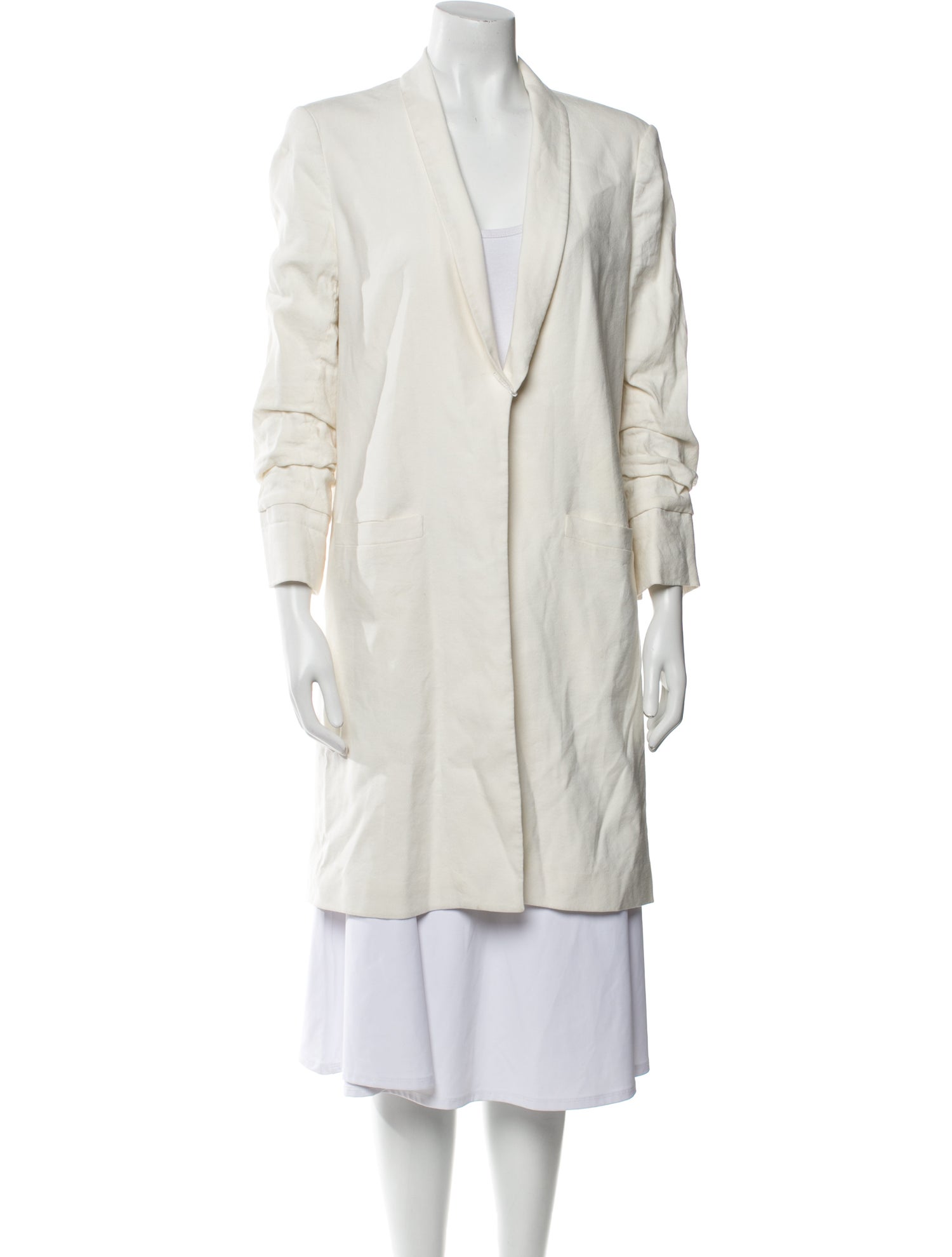 Alice + Olivia Linen Coat