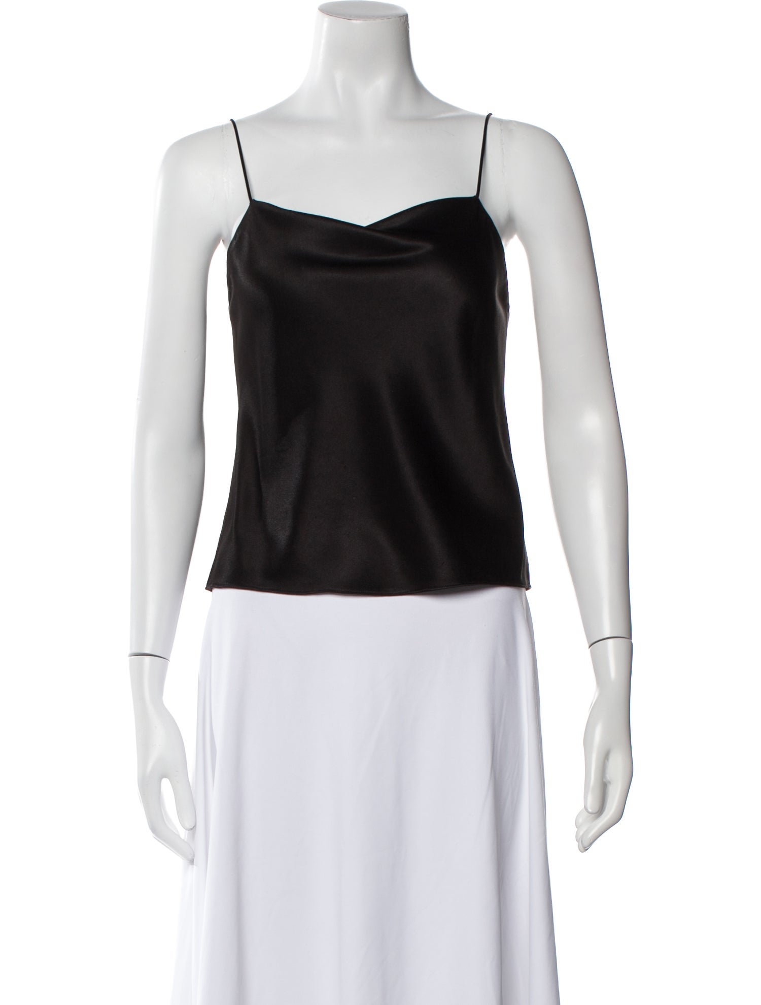 Alice + Olivia Square Neckline Sleeveless Crop Top