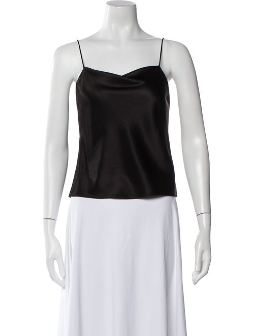 Alice + Olivia Square Neckline Sleeveless Crop Top