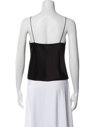 Alice + Olivia Square Neckline Sleeveless Crop Top