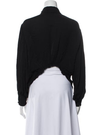 Alice + Olivia Long Sleeve Button-Up Top