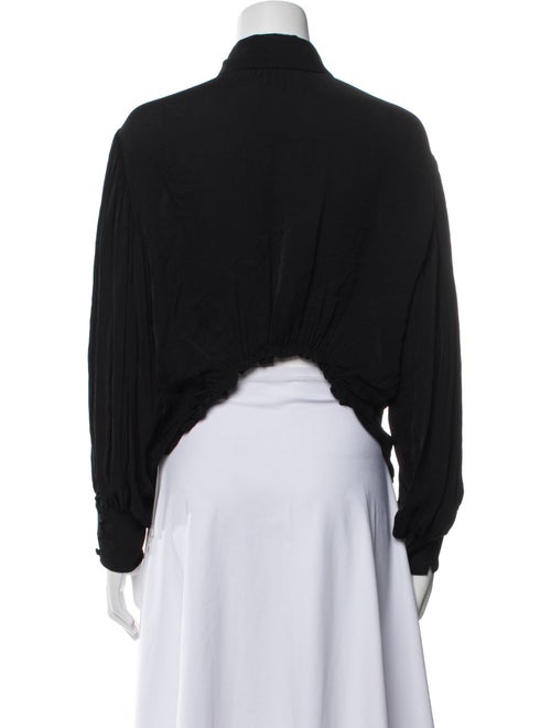 Alice + Olivia Long Sleeve Button-Up Top