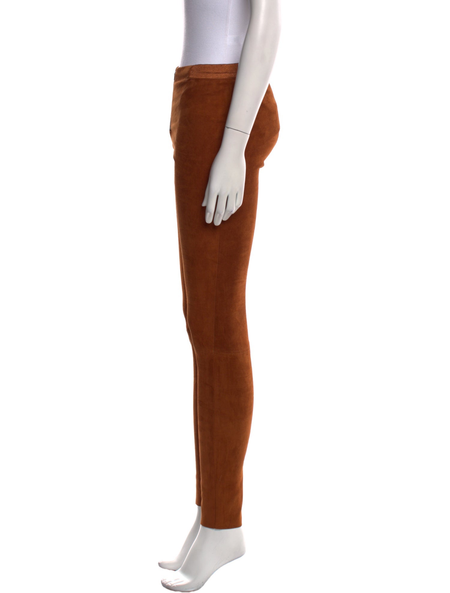 Alice + Olivia Lambskin Skinny Leg Pants