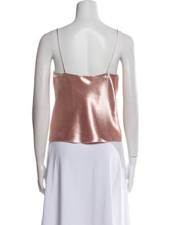 Alice + Olivia Square Neckline Sleeveless Crop Top