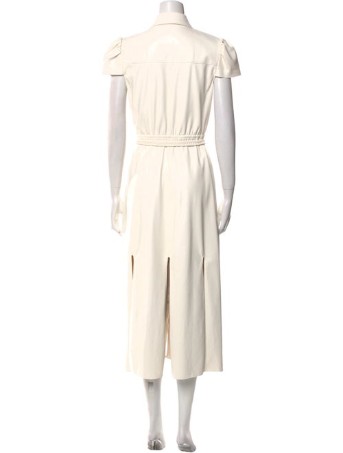 Alice + Olivia Faux Leather Long Dress