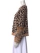 Alice + Olivia Fox Animal Print Sweater