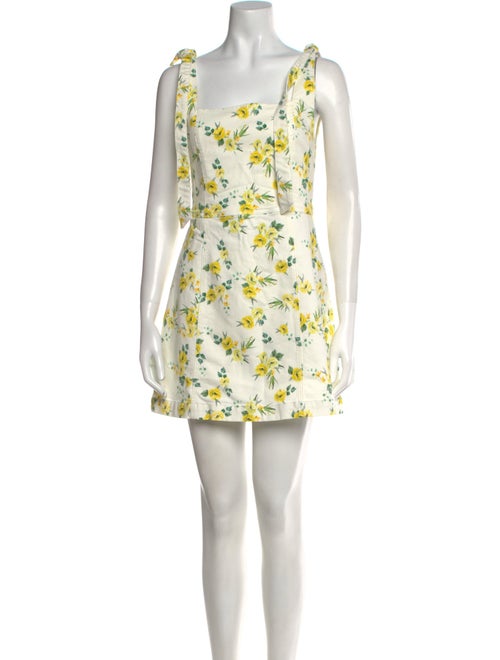 Alice + Olivia Floral Print Mini Dress