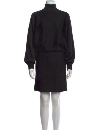 Alice + Olivia Turtleneck Knee-Length Dress