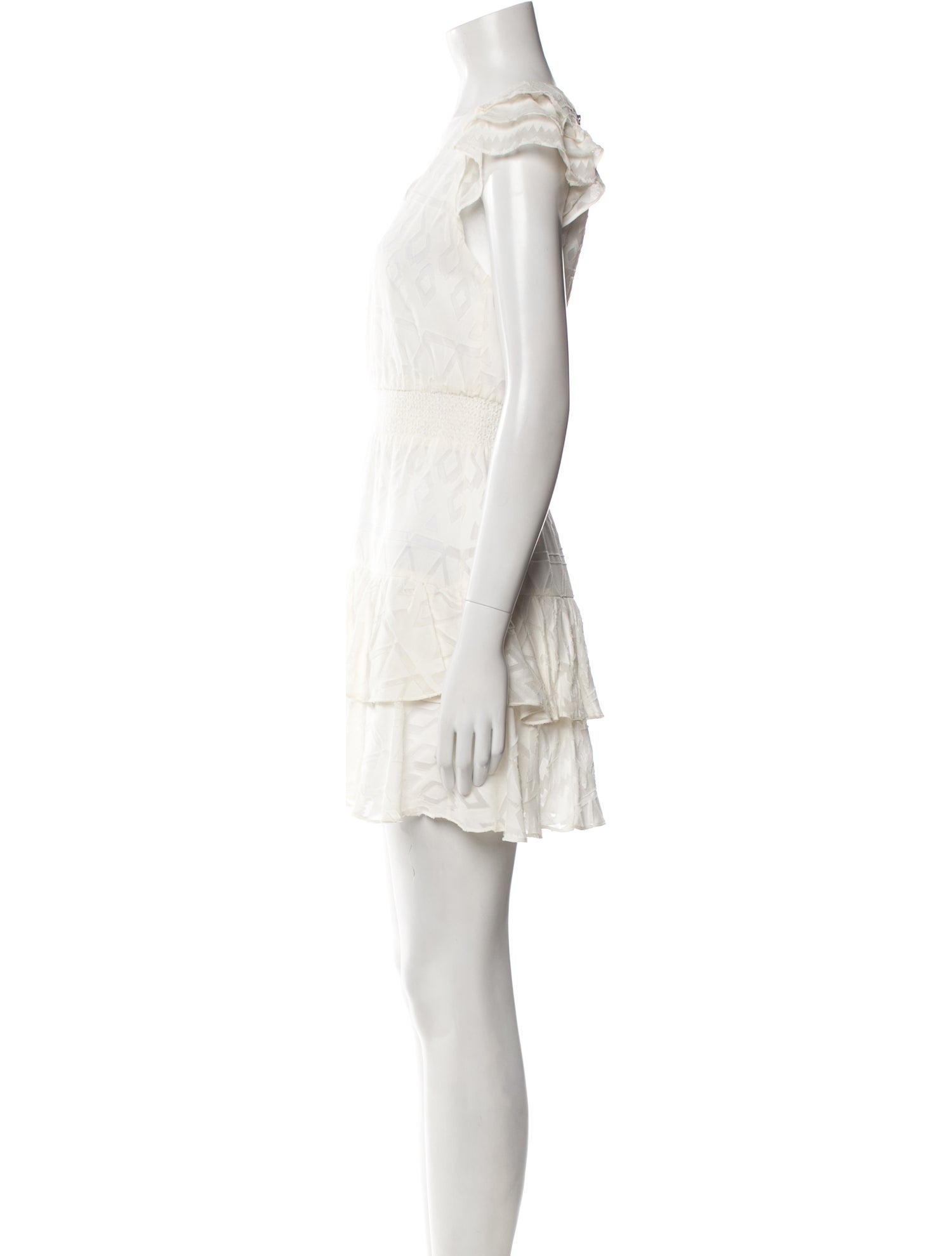 Alice + Olivia V-Neck Mini Dress