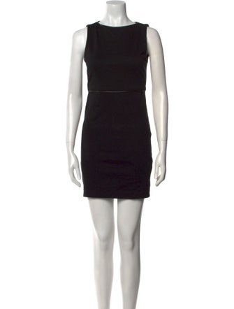 Alice + Olivia Scoop Neck Mini Dress