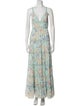 Alice + Olivia Floral Print Long Dress