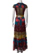 Alice + Olivia Printed Long Dress