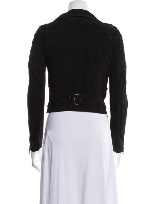 Alice + Olivia Goat Leather Biker Jacket