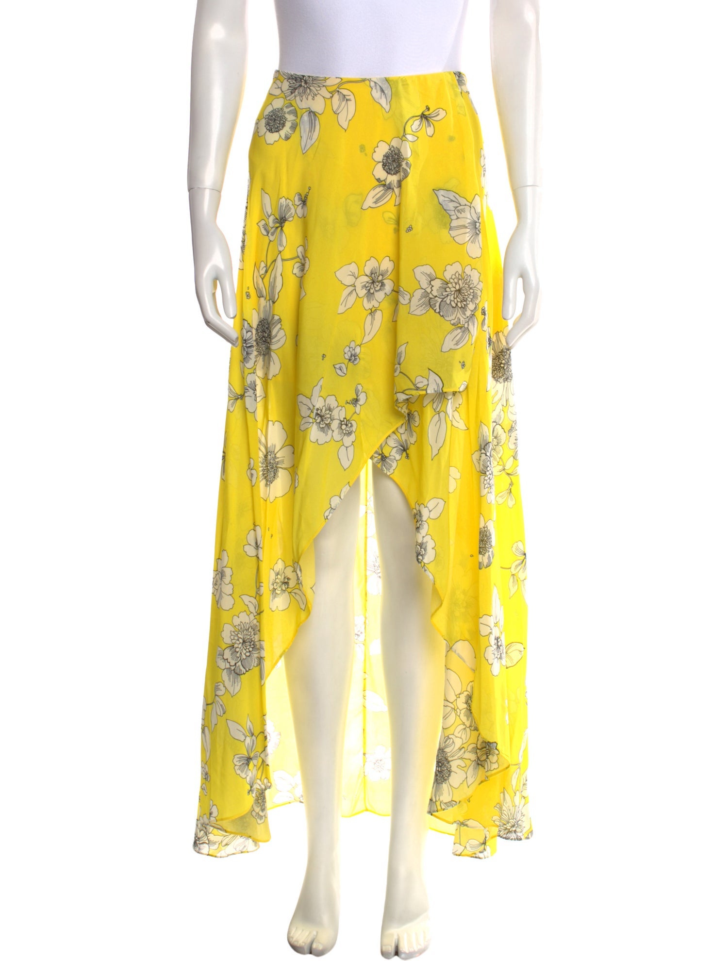 Alice + Olivia Floral Print Long Skirt