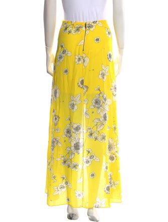 Alice + Olivia Floral Print Long Skirt