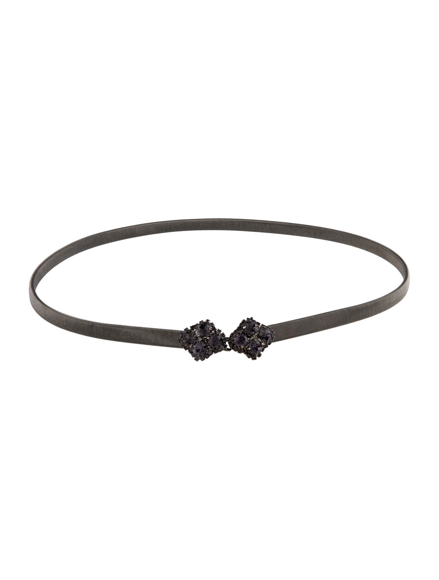 Alice + Olivia Skinny Metal Waist Belt