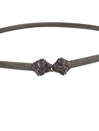 Alice + Olivia Skinny Metal Waist Belt