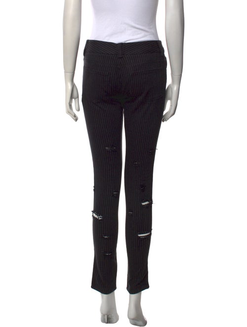 Alice + Olivia Striped Skinny Leg Pants