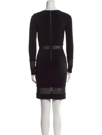 Alice + Olivia Crew Neck Mini Dress