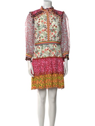 Alice + Olivia Printed Knee-Length Dress