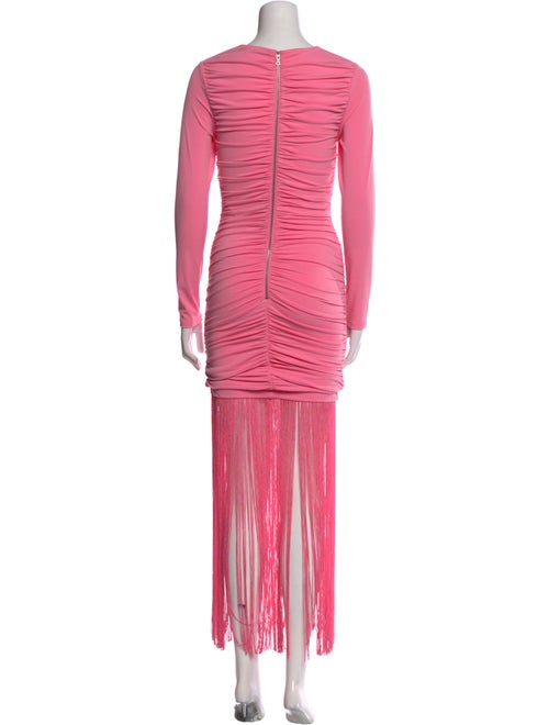 Alice + Olivia Crew Neck Midi Length Dress